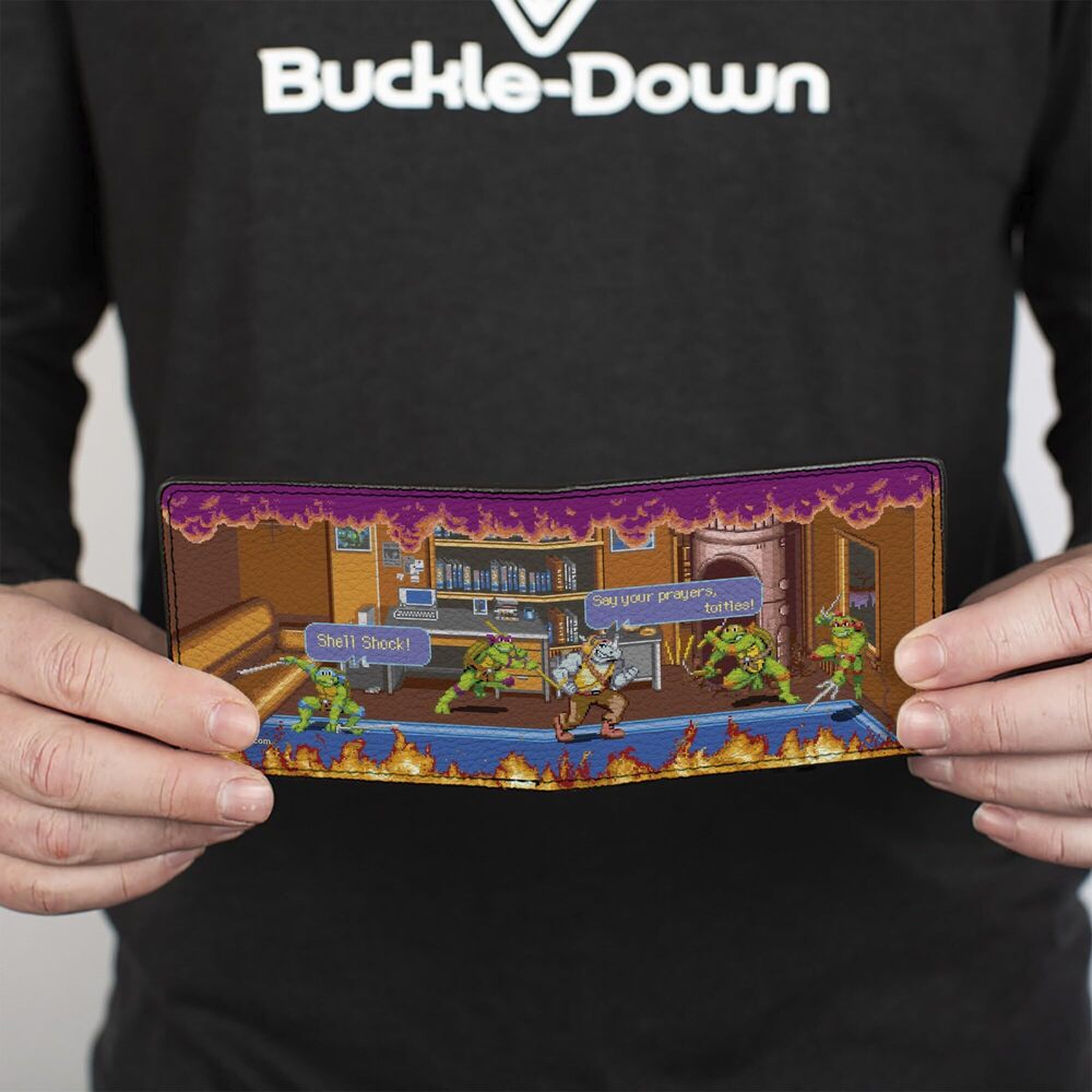 5333 Nickelodeon Wallet, Bifold, Teenage Mutant Ninja Turtles Battle - Picture 5 of 9